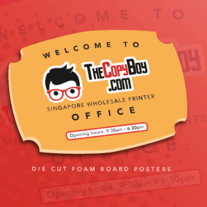 Die Cut (Custom Shape) Foam Board Postes