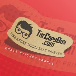 Kraft Stickers Labels (Kiss-cut)