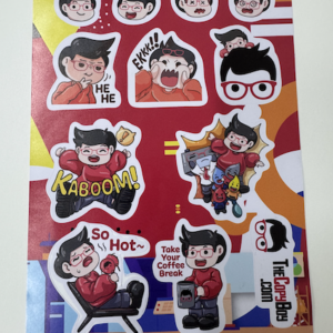 Stickers Sheet Labels (Multiple Kiss-cut Shapes)