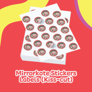 Mirrorkote Stickers Labels (Kiss-cut)