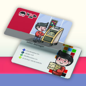 Soft Touch Lamination Business Name Cards